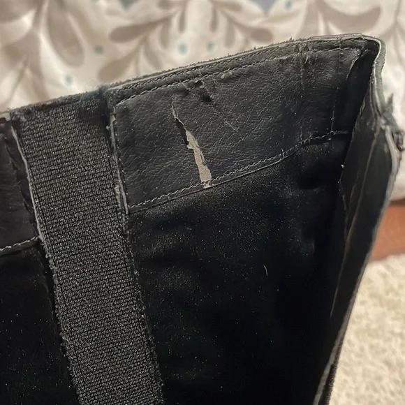 Sperry Black Leather Knee-High Boots - Picture 9 of 10